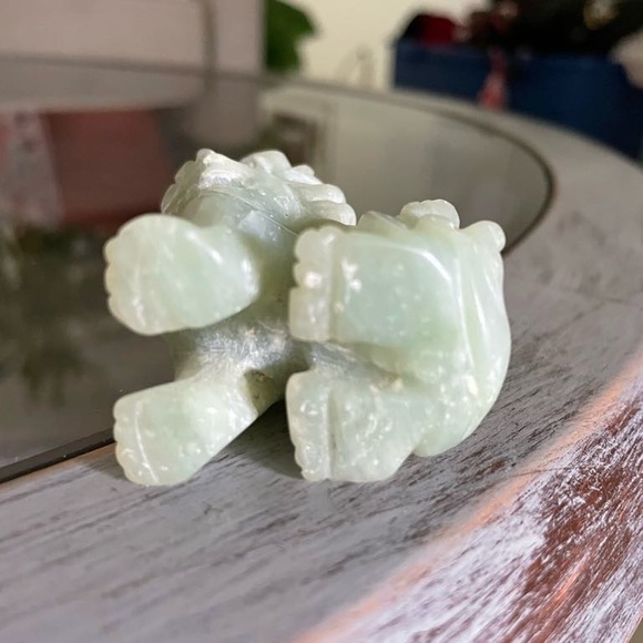 Antique Jade Chinese Foo Dog - Picture 2 of 7